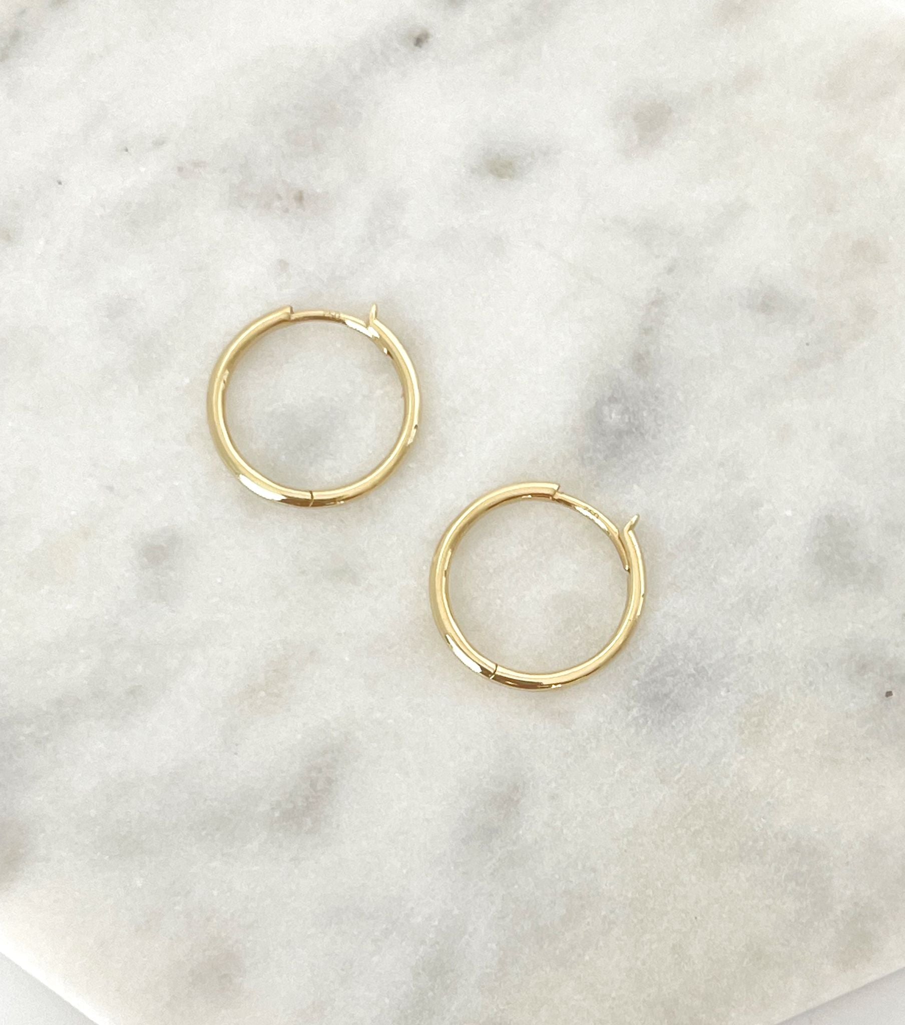 Alicia Gold Hoops