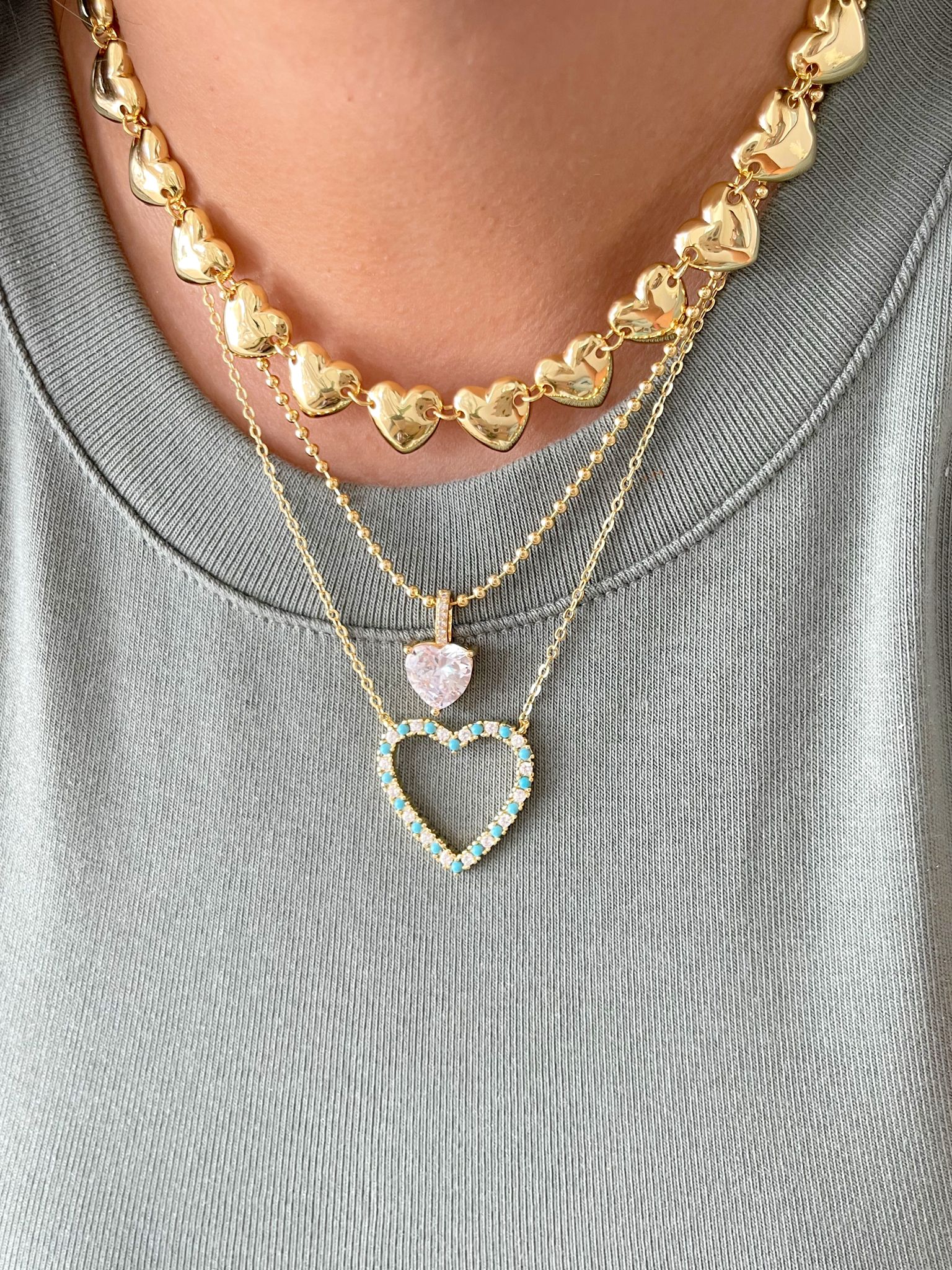 Infinity Love Gold Necklace
