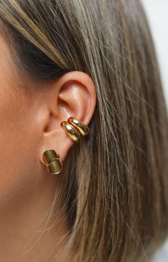 Goals Gold Mini Earrings