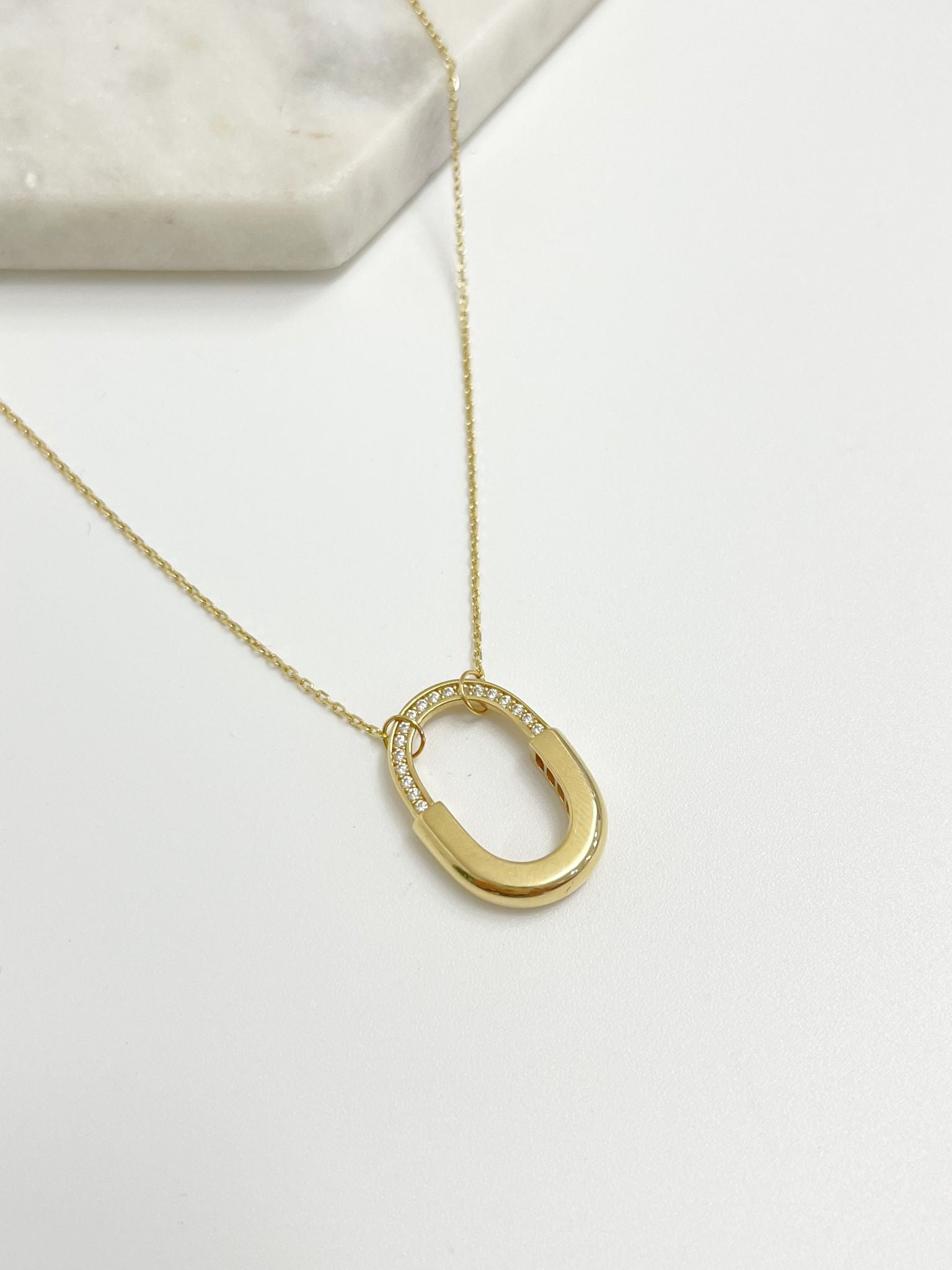 Alessia gold necklace