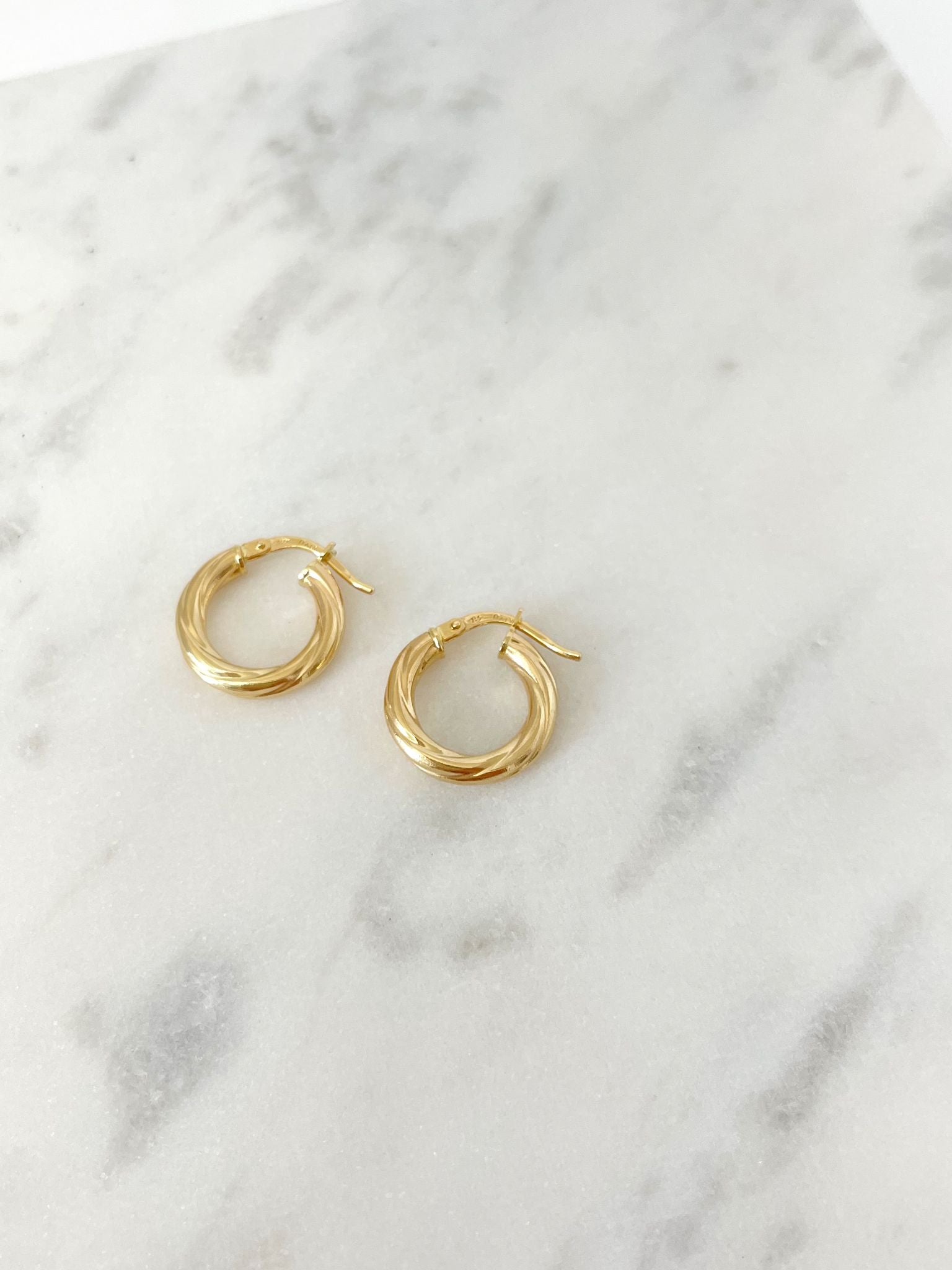 Breatrice Gold Hoops