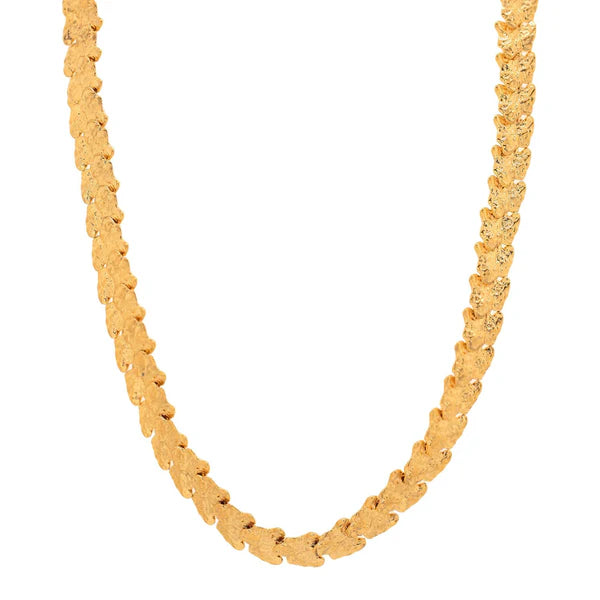 Delia Semi Rigid Necklace Gold